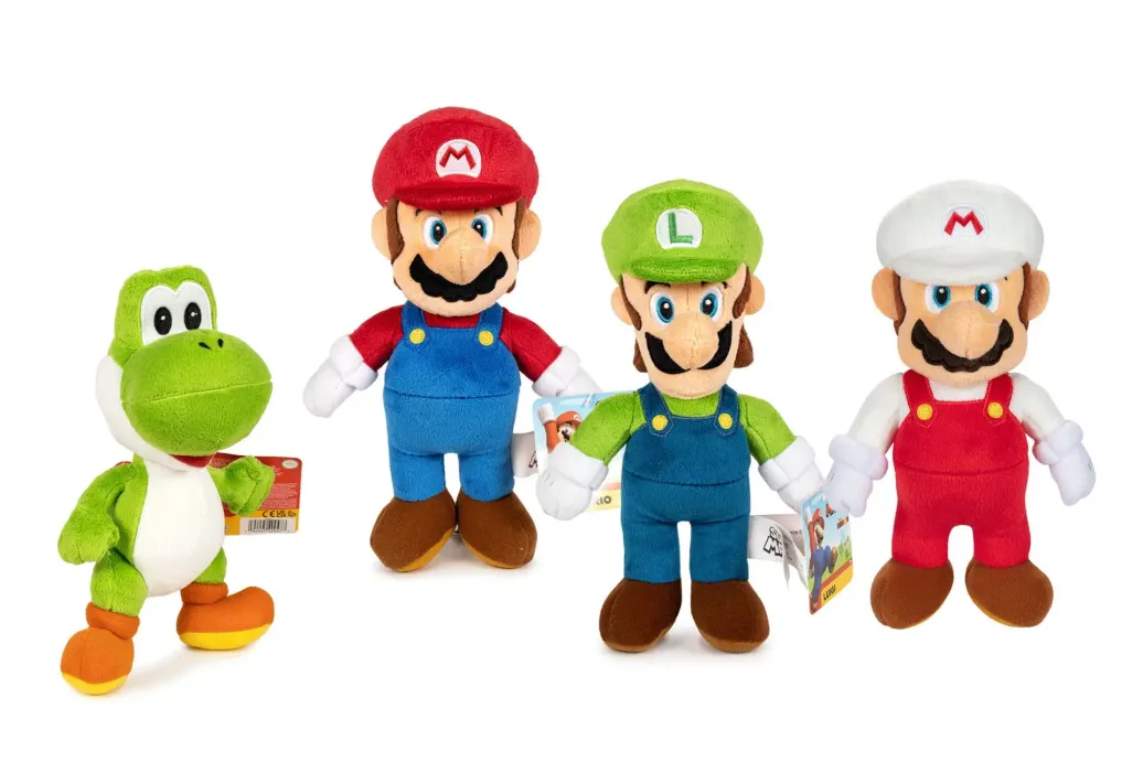 Super Mario Plüschfiguren Set Charaktere 25 cm Sortiment (8)