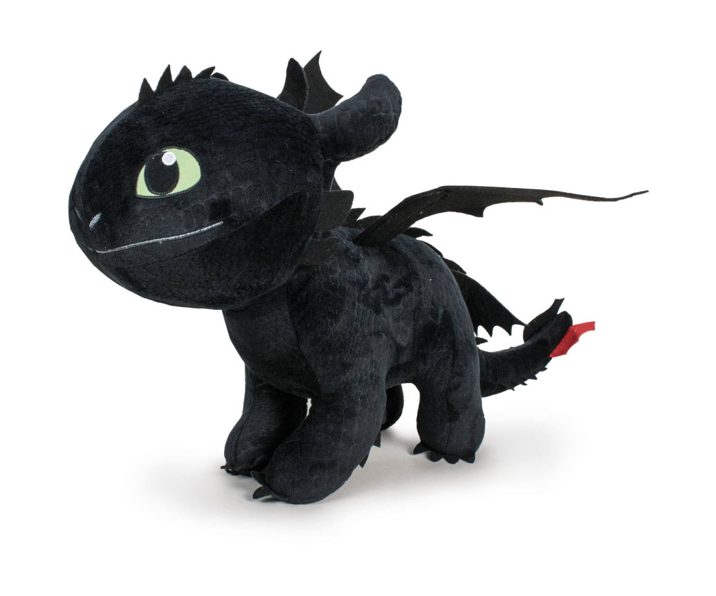 Drachenzähmen leicht gemacht 3 Plüschfigur Toothless 18 cm