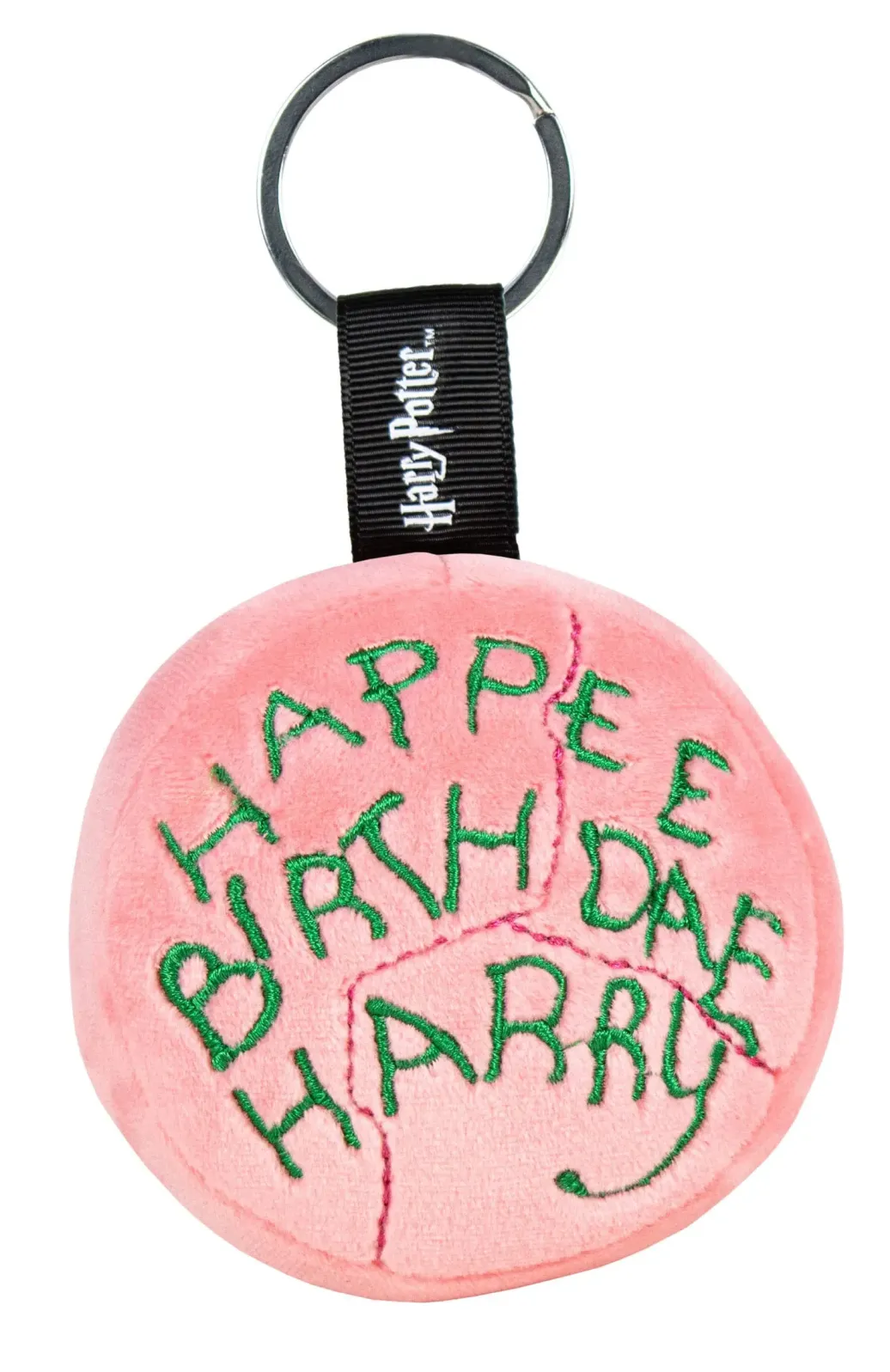 Harry Potter Plüsch-Schlüsselanhänger mit Metallring Happee Birthdae Harry Cake 10 cm