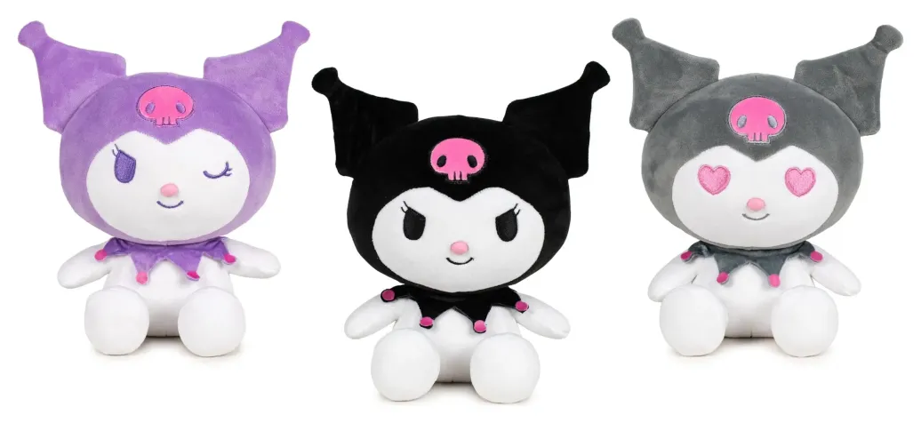 Hello Kitty Plüschfiguren Kuromi 22 cm Sortiment (12)