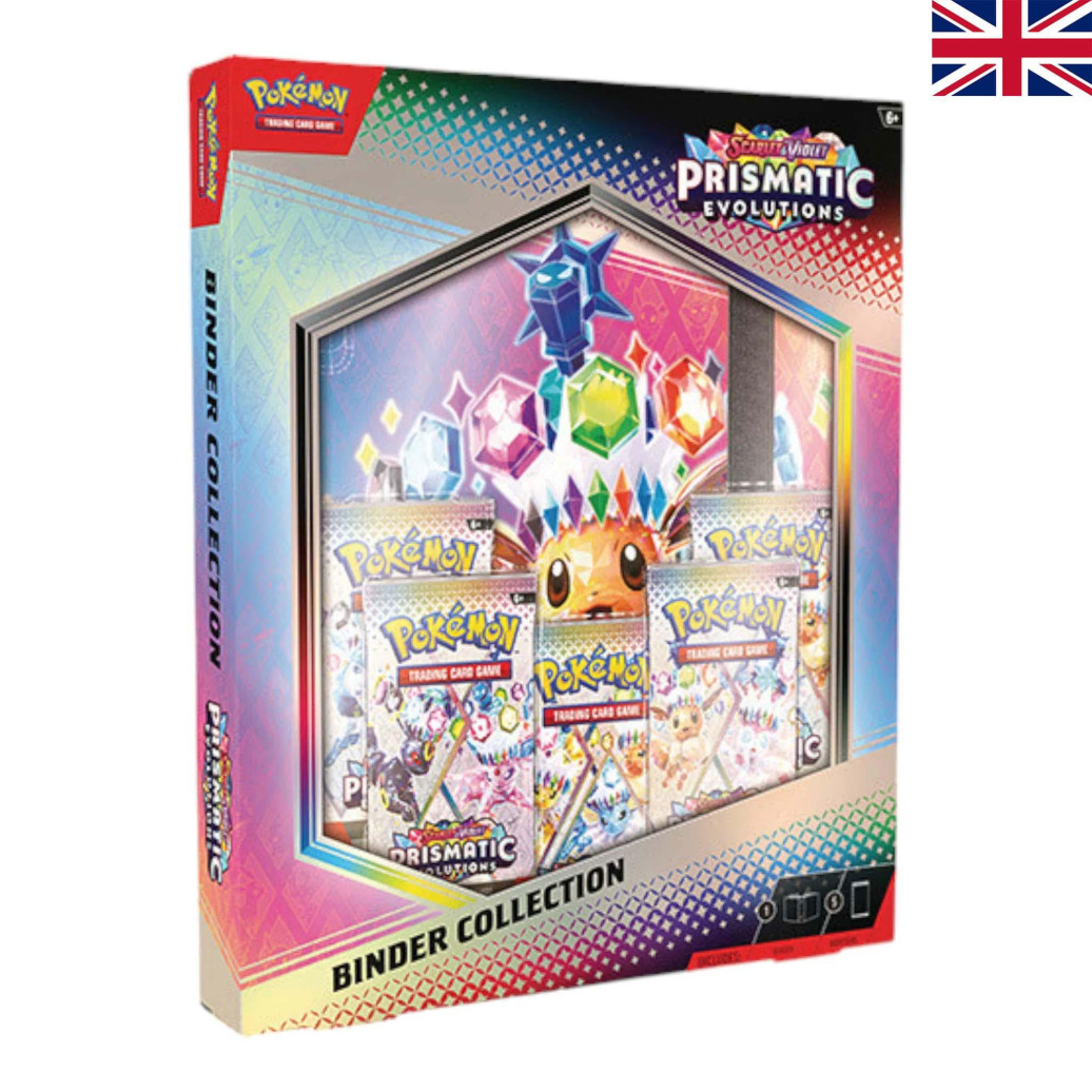 Pokémon TCG Scarlet & Violet 08.5 Prismatic Evolutions Binder Collection *Englische Version*