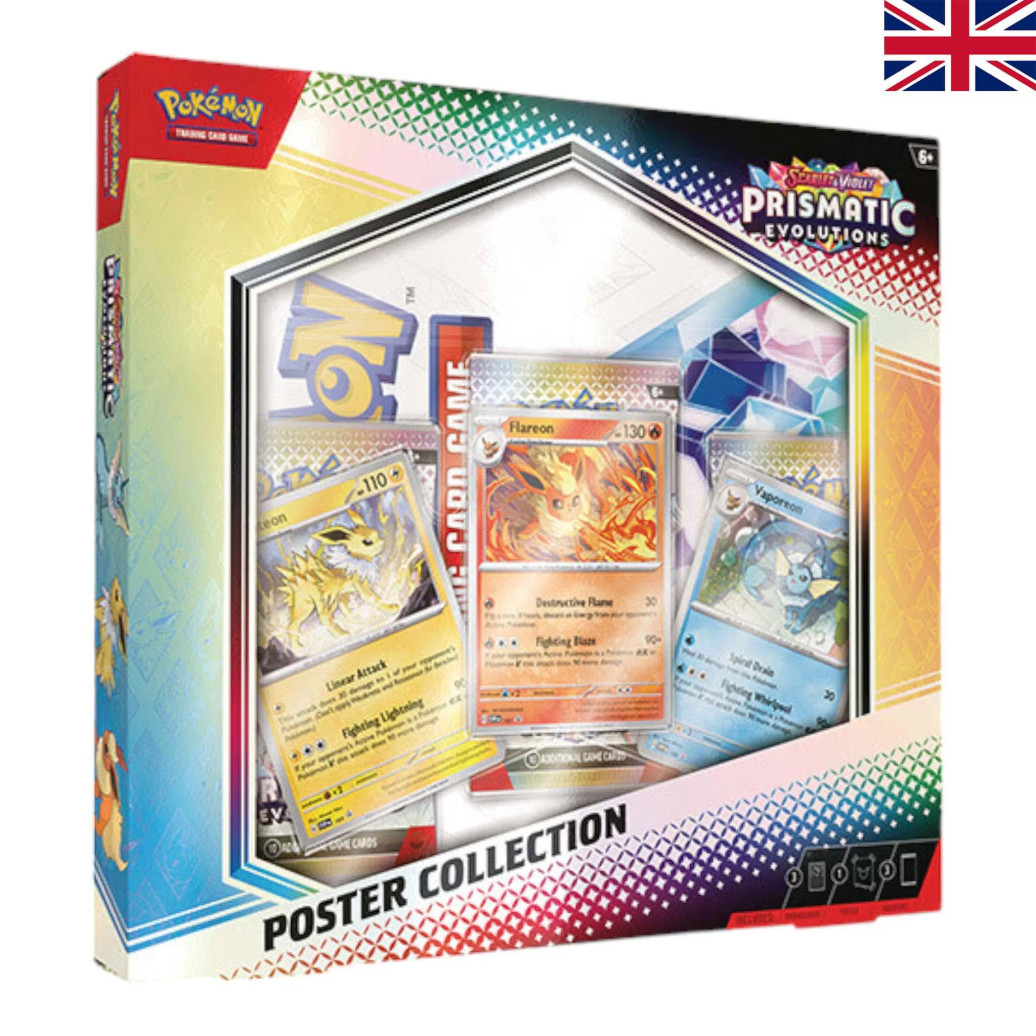 Pokémon TCG Scarlet & Violet 08.5 Prismatic Evolutions Poster Collection *Englische Version*