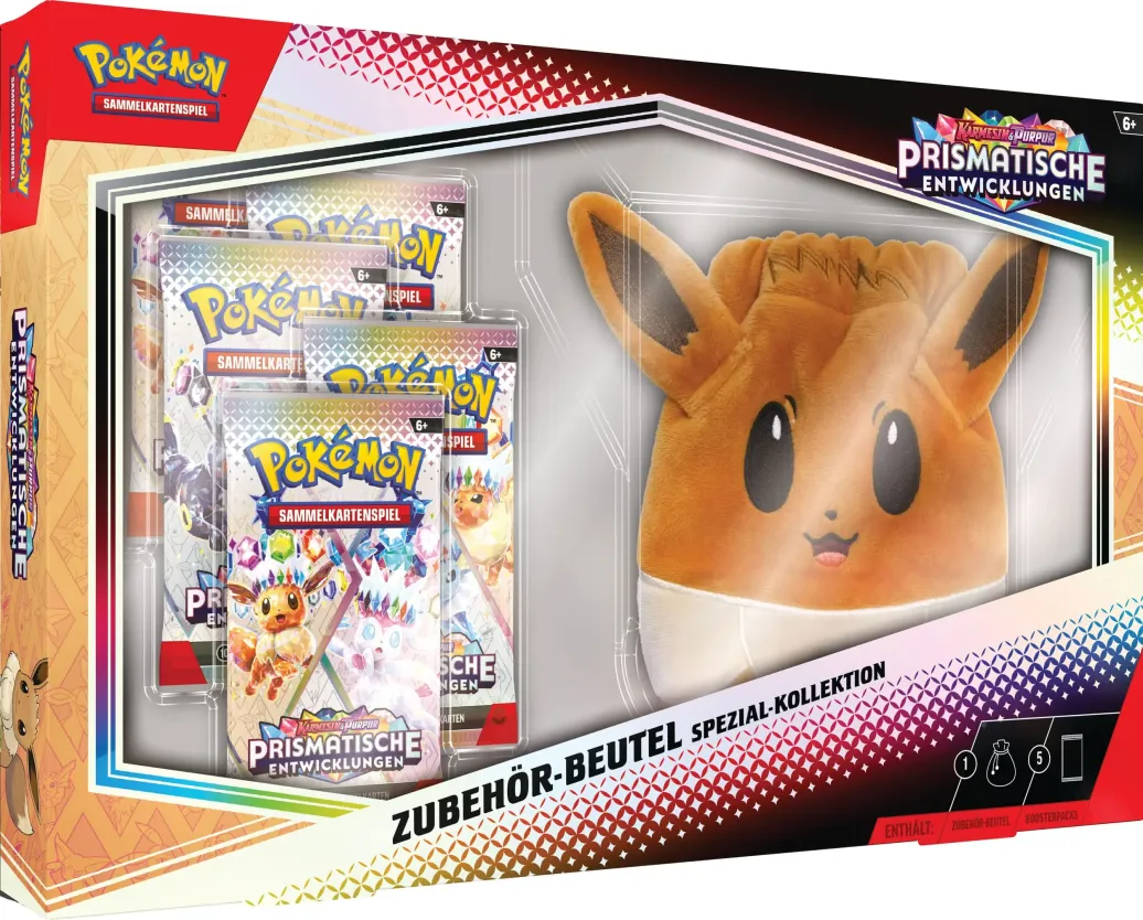 Pokémon TCG EX Accessory Pouch Kollektion Evoli *Deutsche Version*