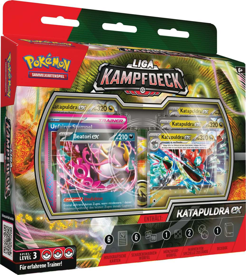 Pokémon TCG Liga-Kampfdeck Katapuldra EX *Deutsche Version*