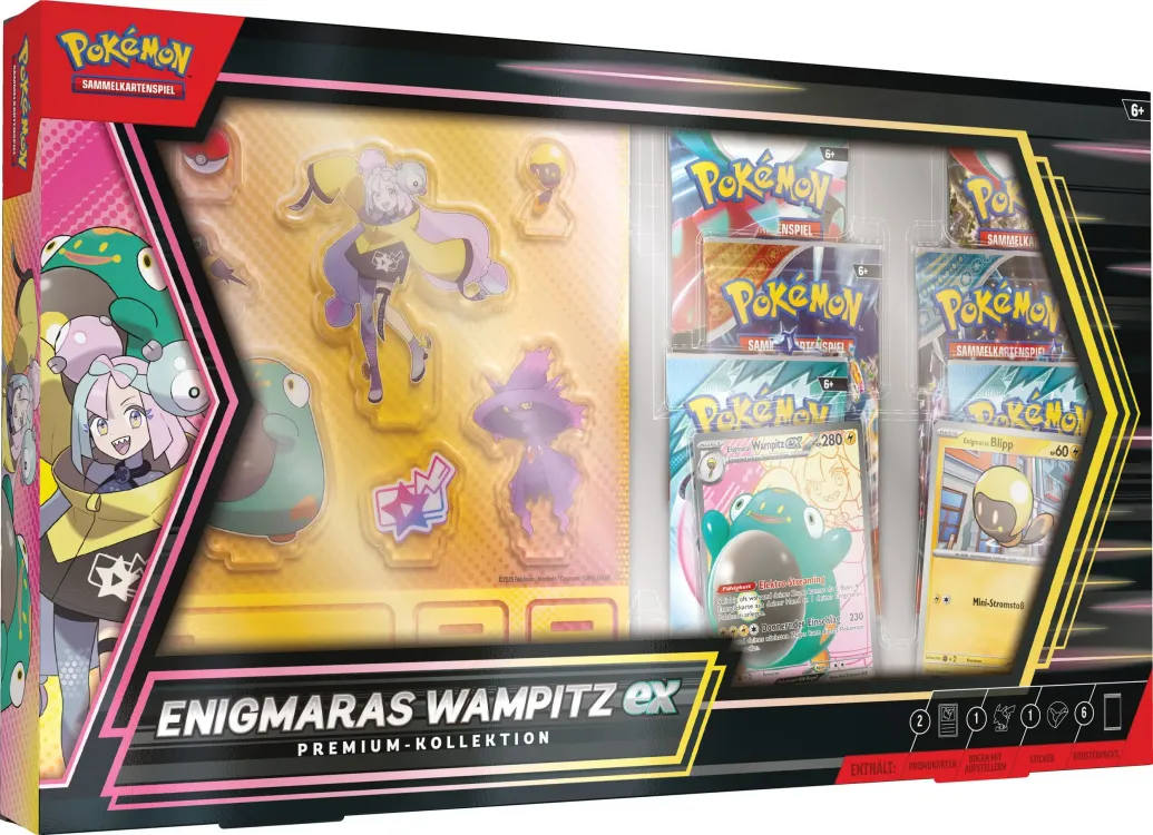 Pokémon TCG EX Premium-Kollektion Einigmaras Wampitz 2025 *Deutsche Version*