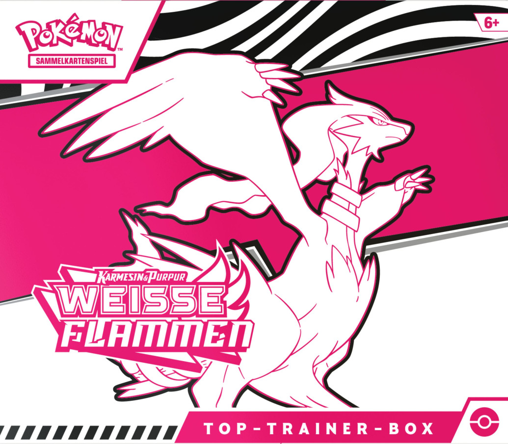 Pokémon Karmesin & Purpur: Weisse Flammen Top-Trainer-Box *Deutsche Version*