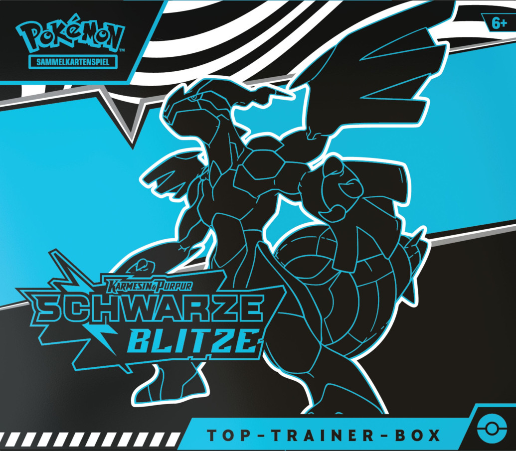 Pokémon Karmesin & Purpur: Schwarze Blitze Top-Trainer-Box *Deutsche Version*