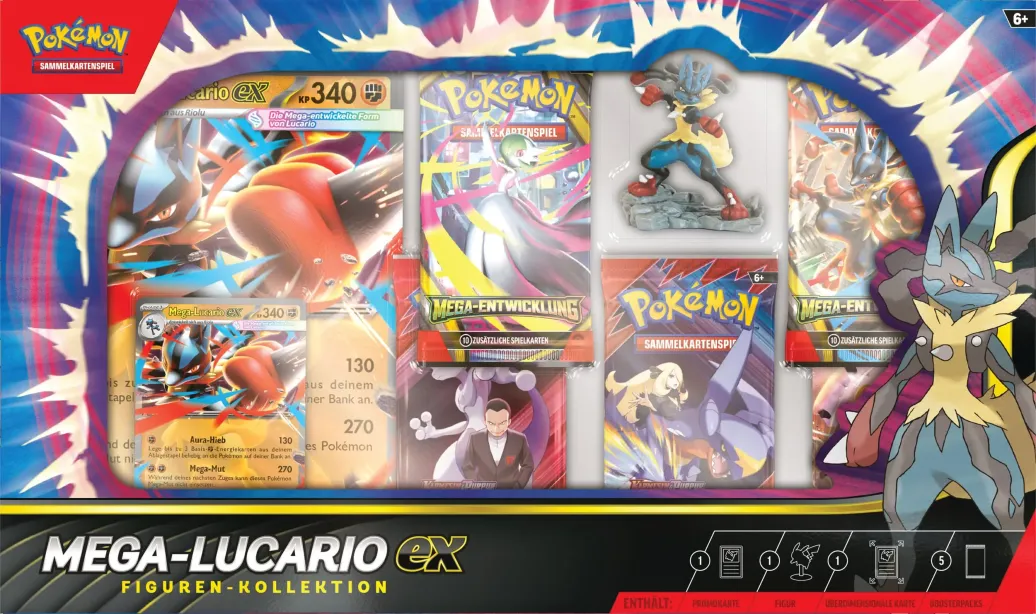 Pokémon Figuren Box Mega-Lucario Kollektion *Deutsche Version*