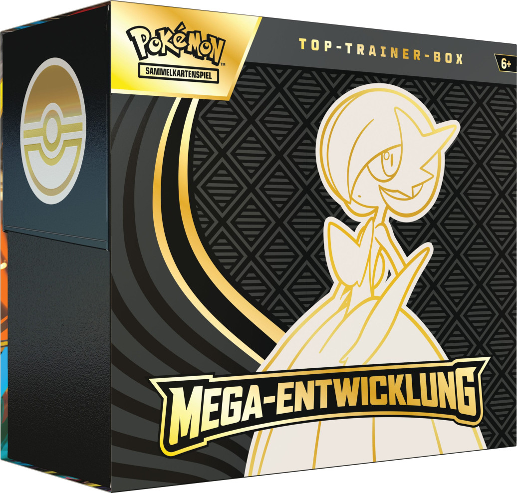 Pokémon ME01 Mega-Entwicklung Top Trainer Box Guardevoir *Deutsche Version*