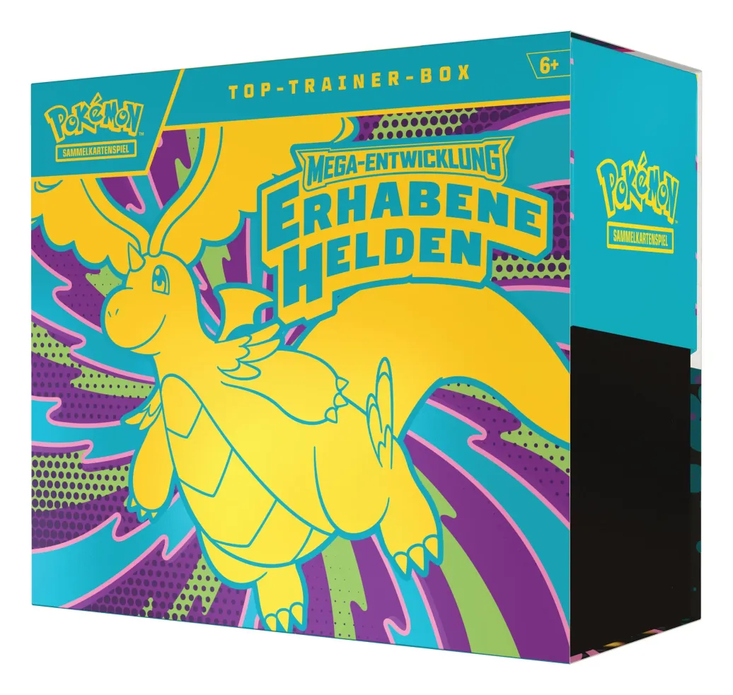 Pokémon TCG ME02.5 Erhabene Helden Top Trainer Box *Deutsche Version*