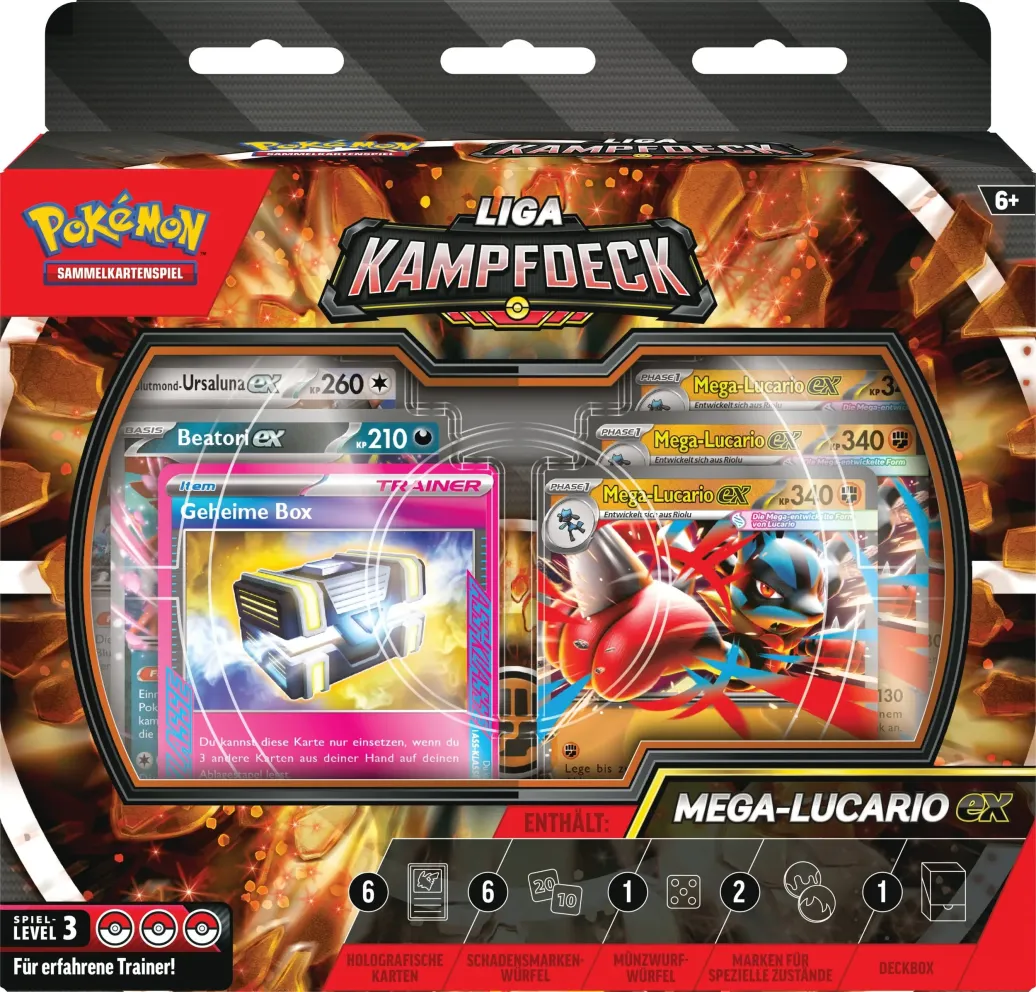 Pokemon TCG Liga-Kampfdeck Mega-Lucario-ex *Deutsche Version*