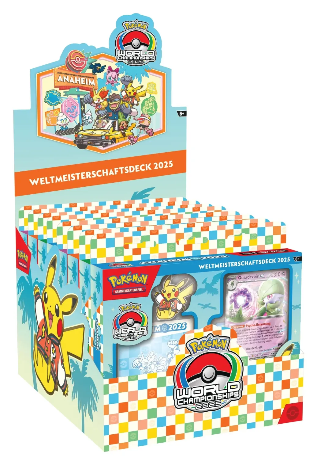 Pokémon TCG Weltmeisterschaftsdeck 2025 Display (8) *Deutsche Version*
