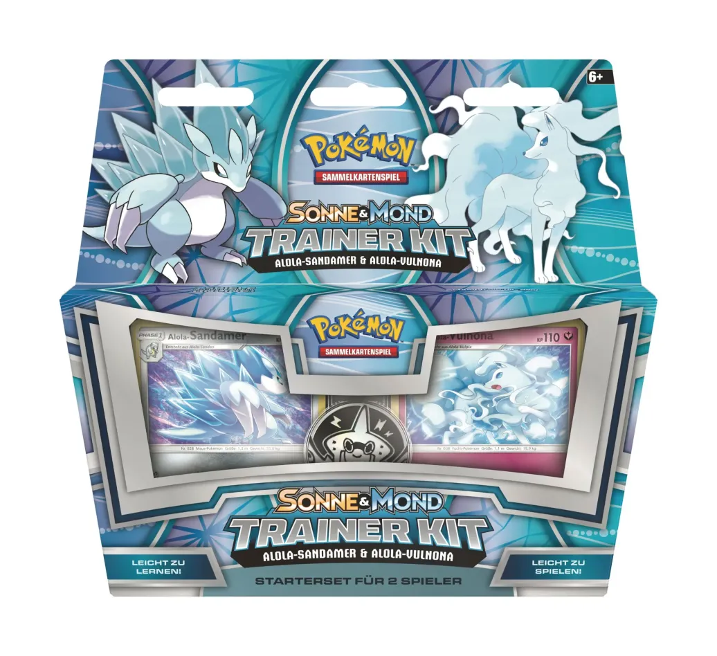 Pokémon Sonne & Mond Trainer Kit 11 Alola-Sandamer & Alola-Vulnona