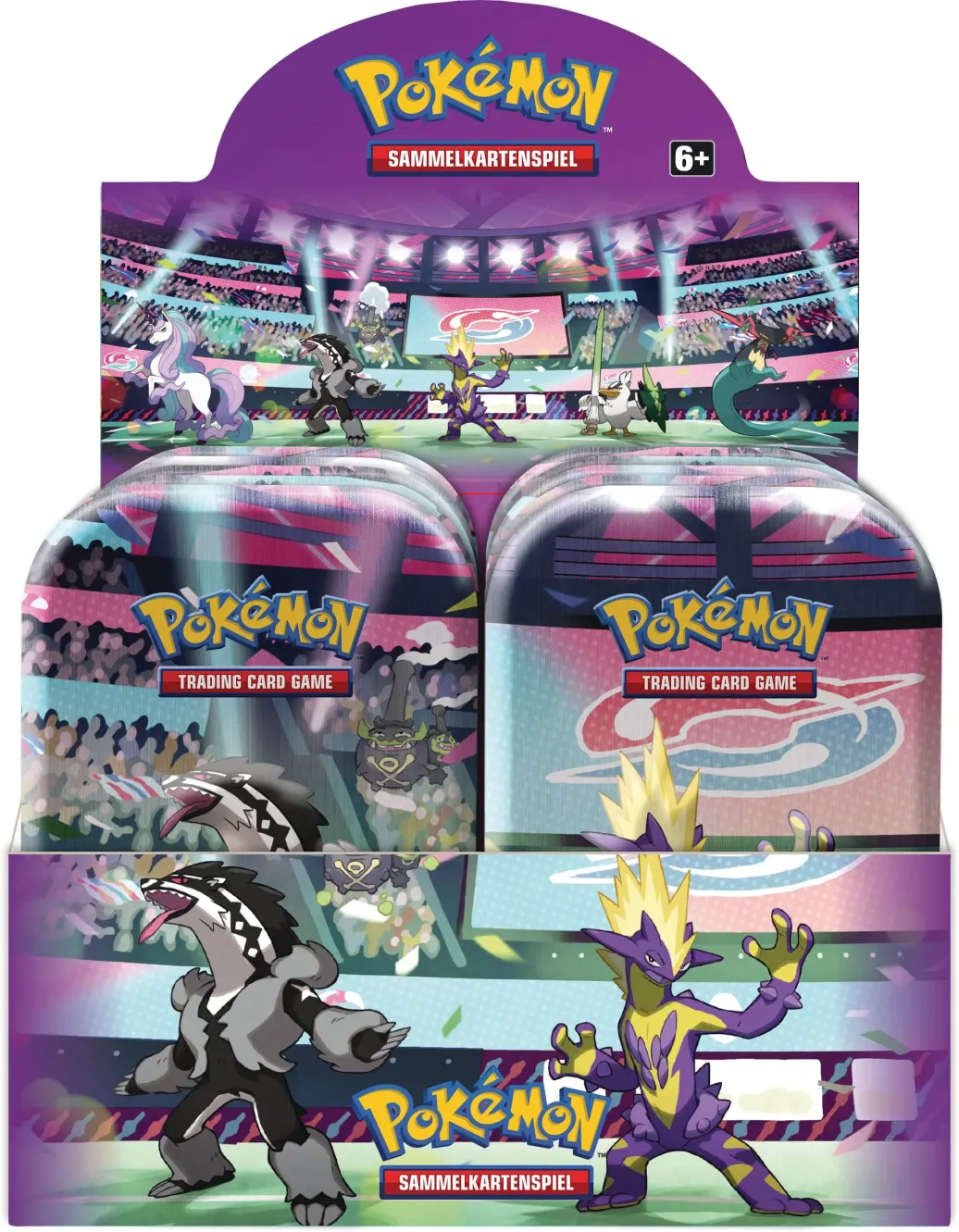 Pokémon Mini Tin Box Galar Power Display Deutsche Version