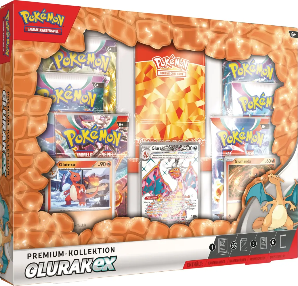 Pokémon TCG Premium-Kollektion Glurak EX *Deutsche Version*