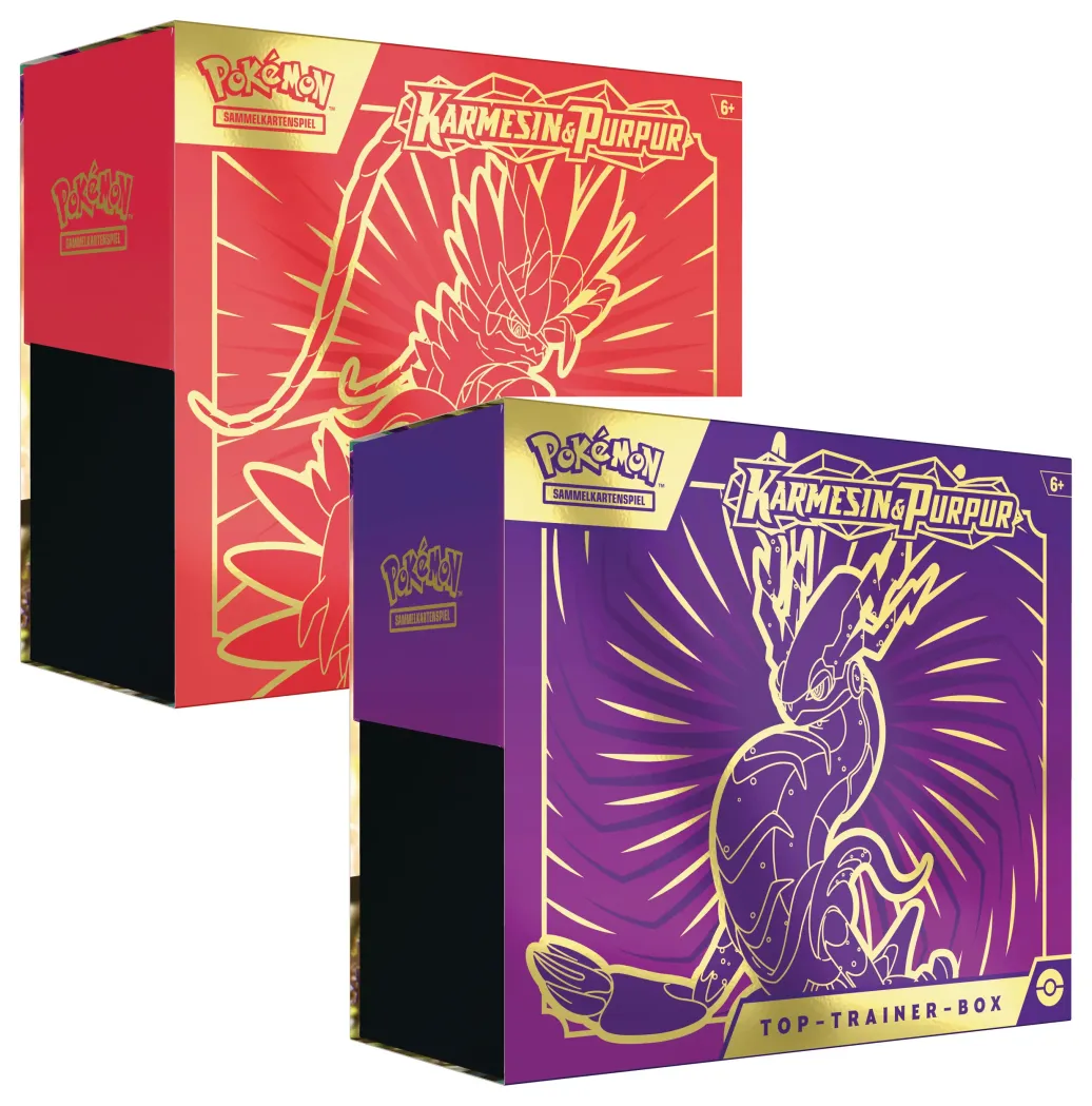 Pokémon Schwert & Schild: Karmesin & Purpur Top Trainer Box *Deutsche Version*