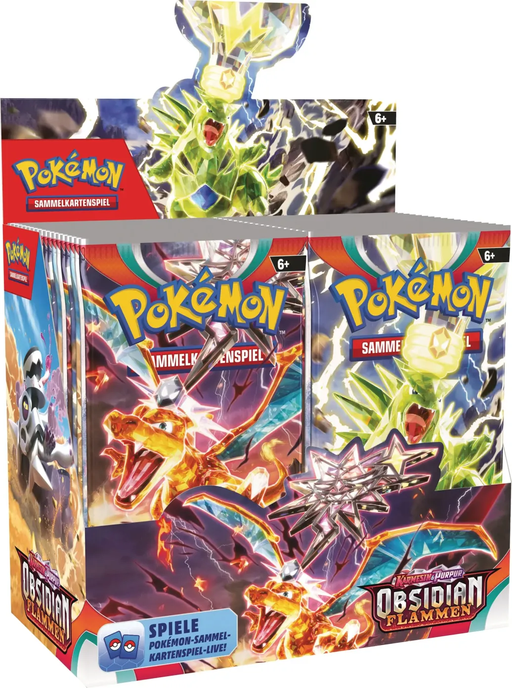 Pokémon TCG KP03 Obsidian Flammen Booster Display (36) *Deutsche Version*