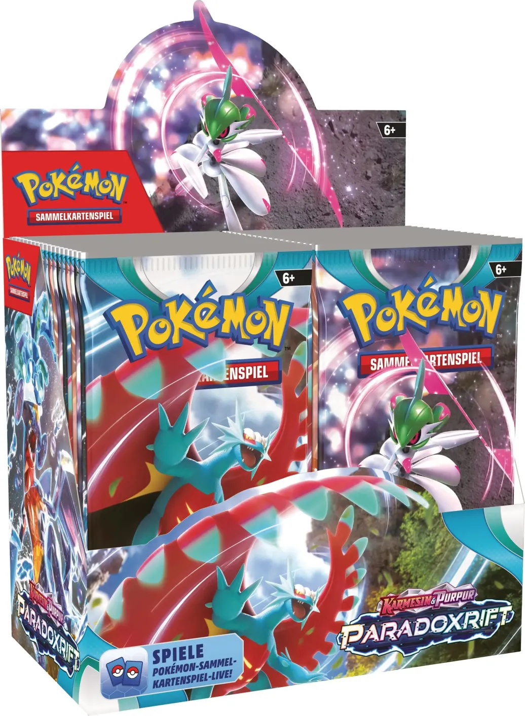 Pokémon TCG KP04 Karmesin&Purpur Paradoxrift Booster Display (36) *Deutsche Version*