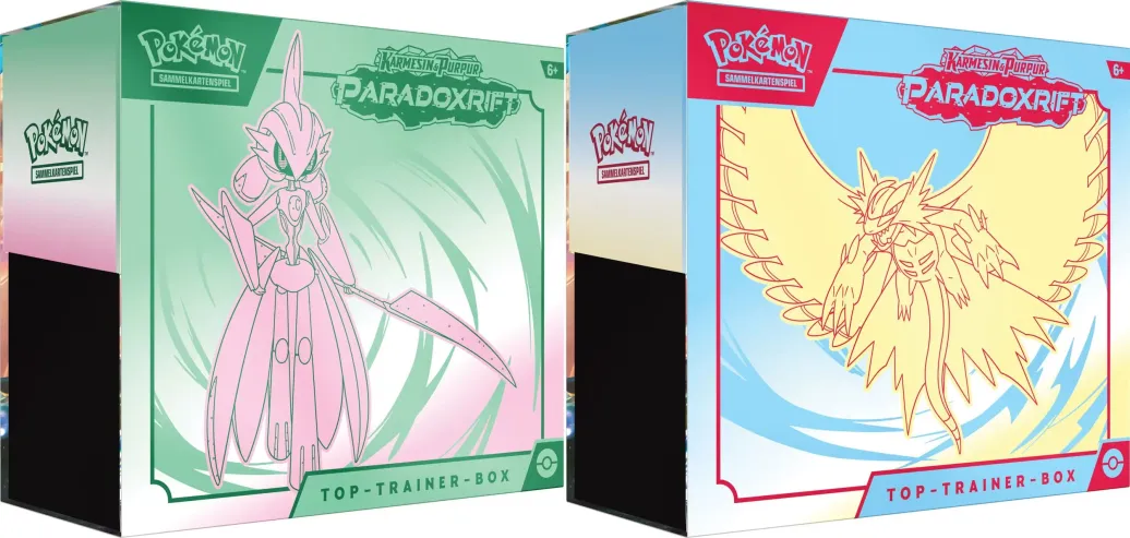 Pokémon KP04 Karmesin&Purpur Paradoxrift Top Trainer Box *Deutsche Version*