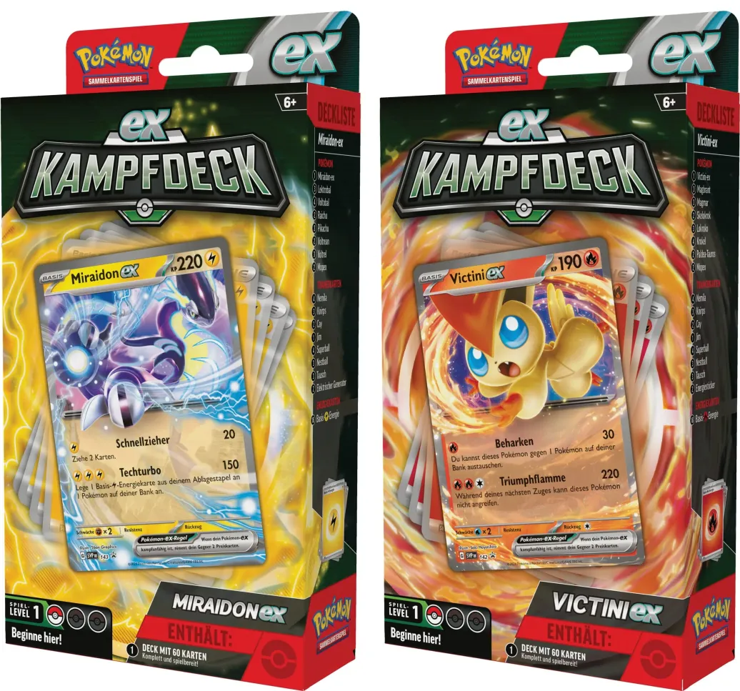 Pokémon TCG EX-Kampfdeck Juli 2024 Display (6) *Deutsche Version*