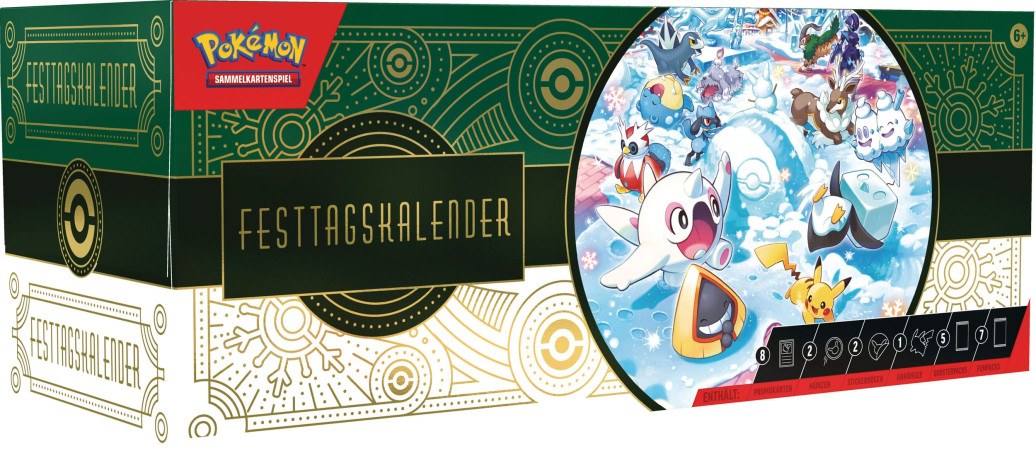 Pokémon TCG Adventskalender 2024 Deutsche Version