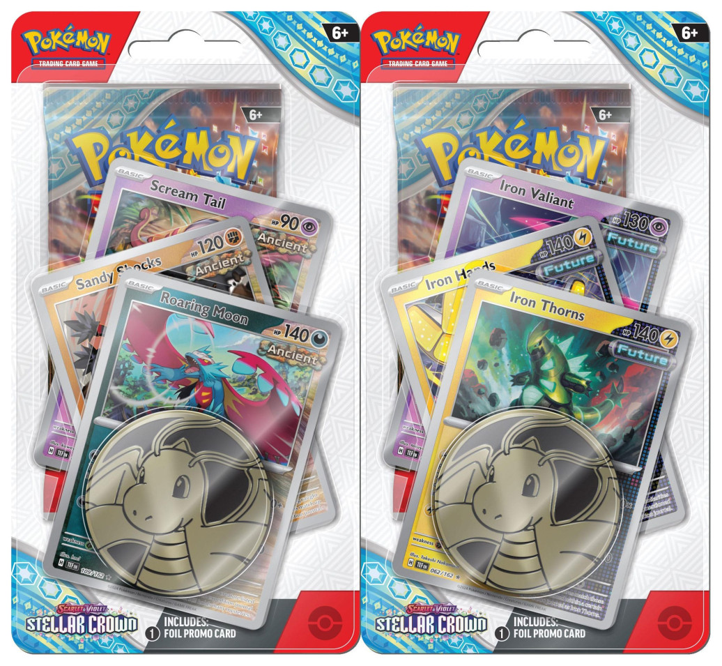 Pokémon TCG Scarlet & Violet 07 Premium Checklane Blister *Englische Version* Set (2)