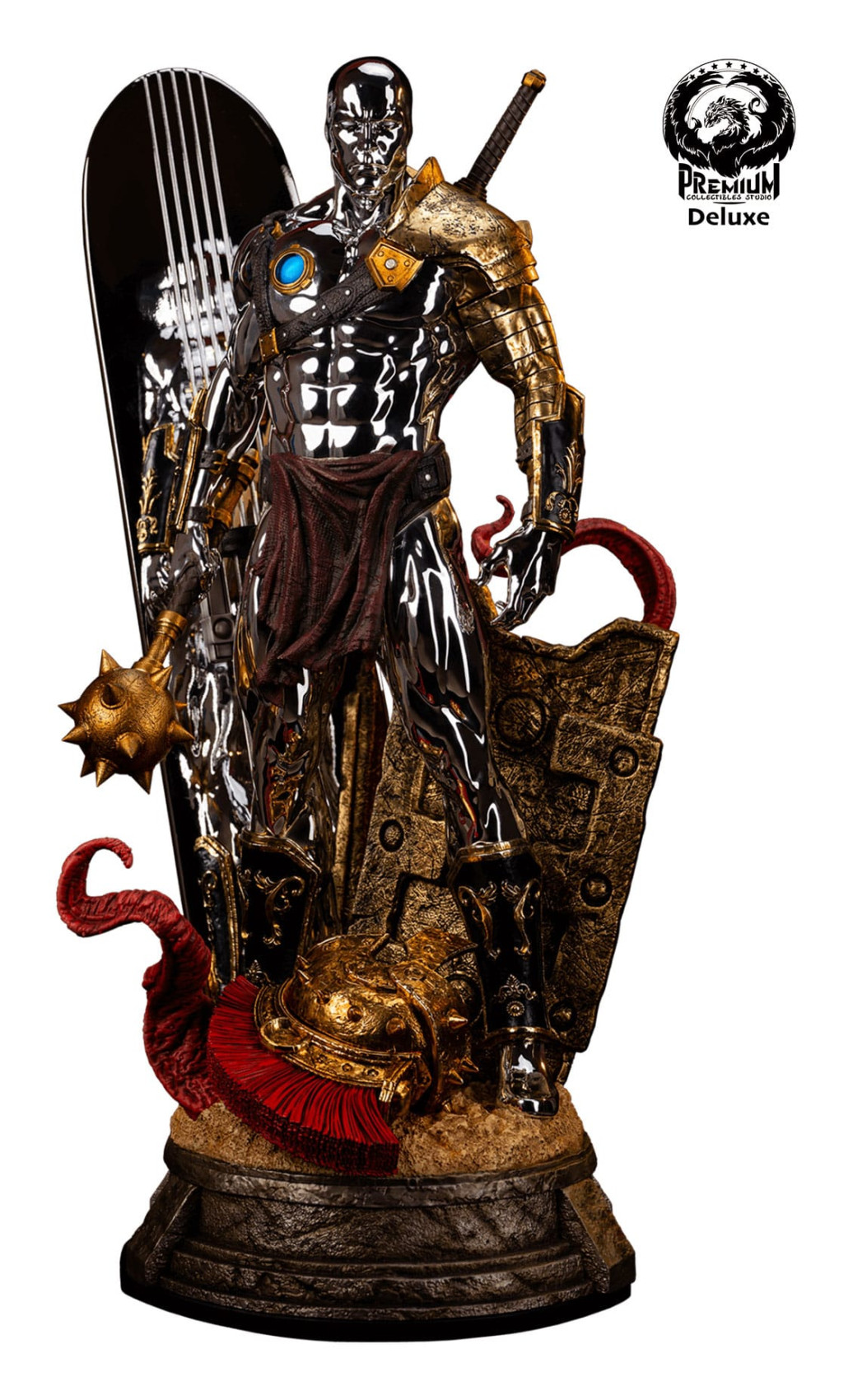 Marvel Gamerverse Statue 1/3 Silver Surfer Deluxe Edition 77 cm