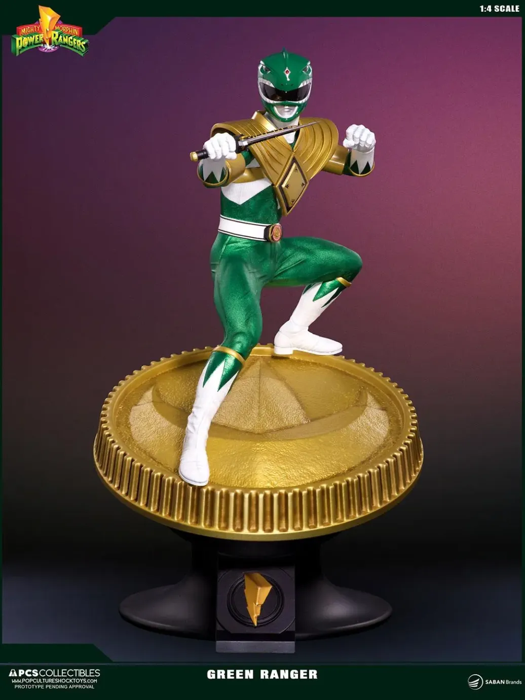 Power Rangers Green Ranger Statue Retail Version 58 cm