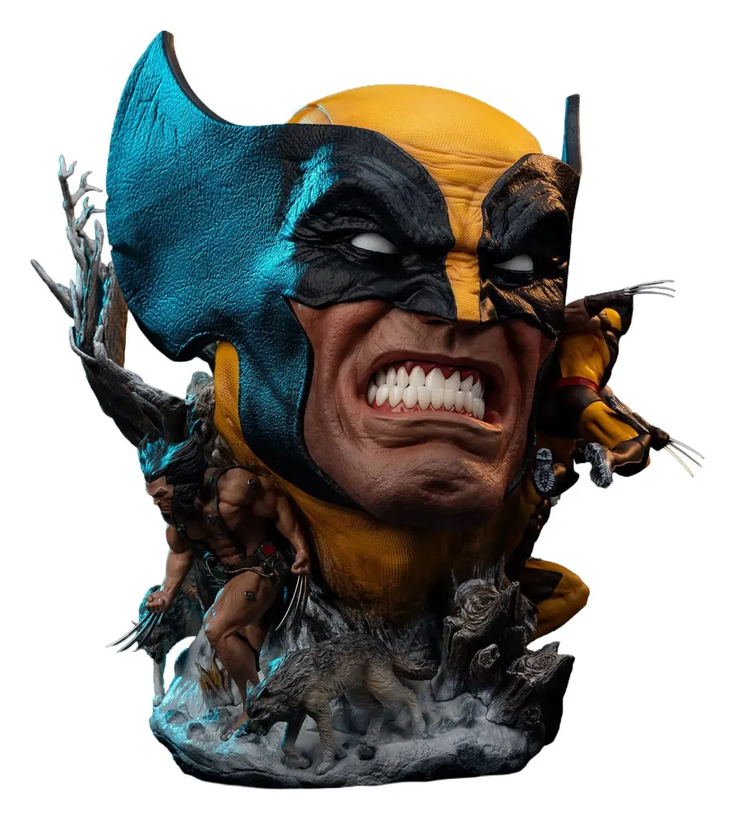 Marvel Fine Art Büste Wolverine Deluxe Edition 48 cm 