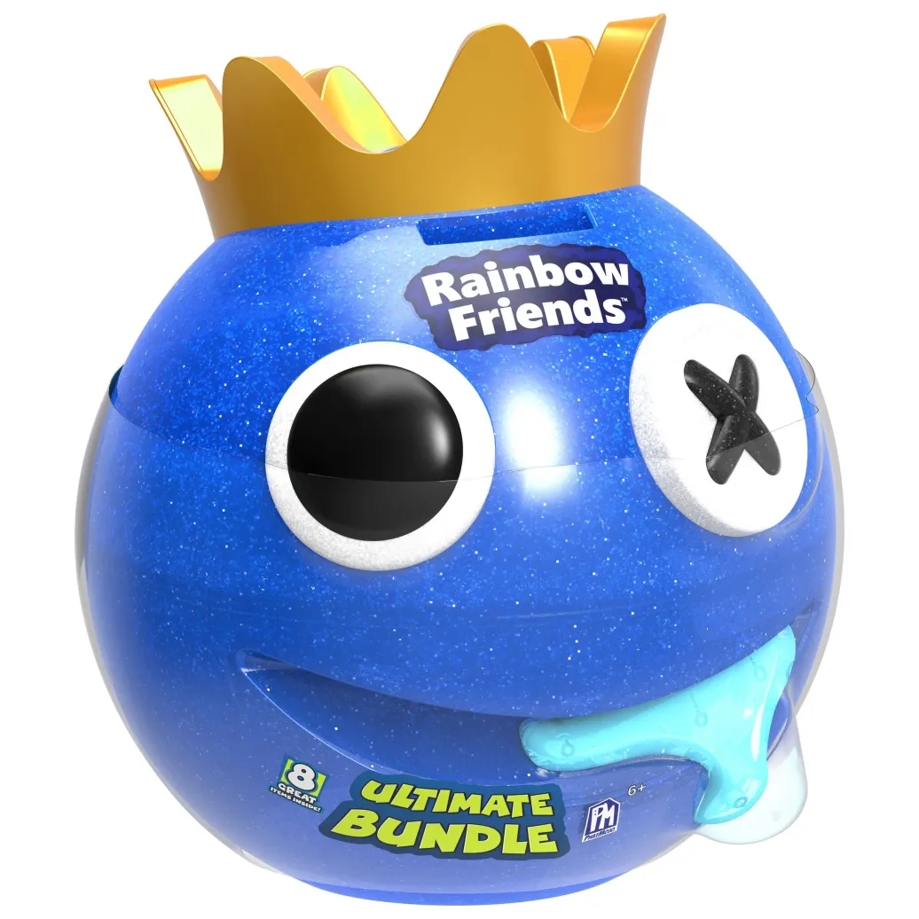 Rainbow Friends Head Bundle Blue Metallic