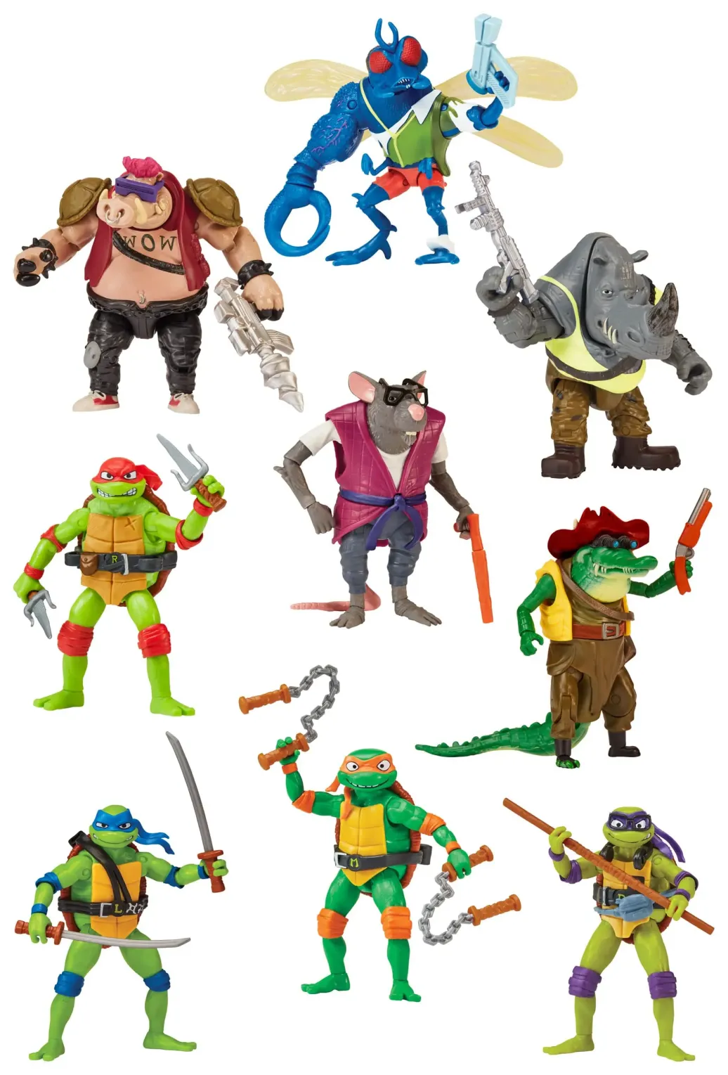 Teenage Mutant Ninja Turtles: Mutant Mayhem Actionfiguren 10 cm Basic Sortiment (12)