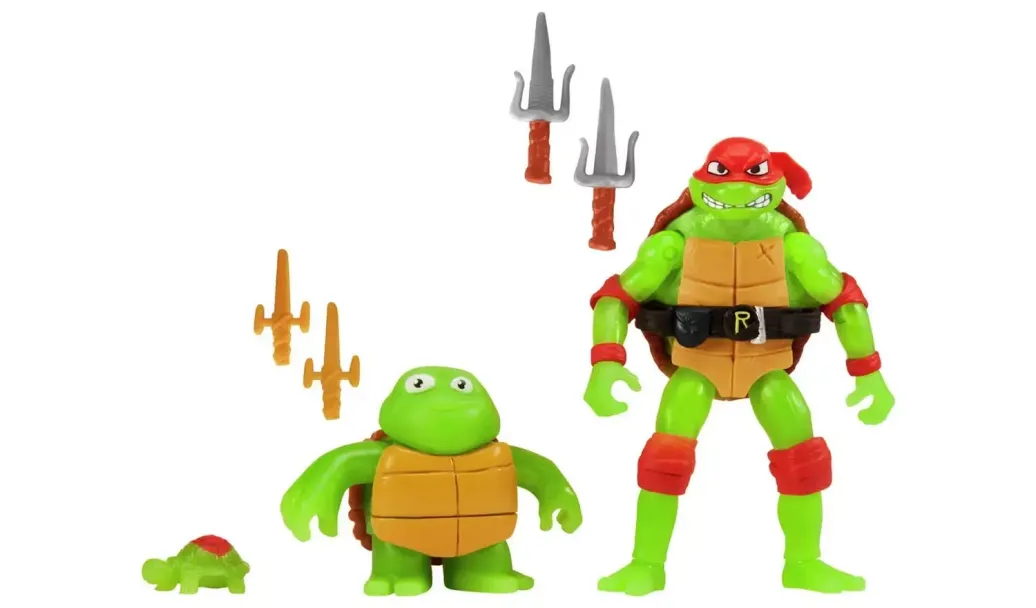 Teenage Mutant Ninja Turtles: Mutant Mayhem Actionfiguren 3er-Pack Raphael Evolution 10 cm