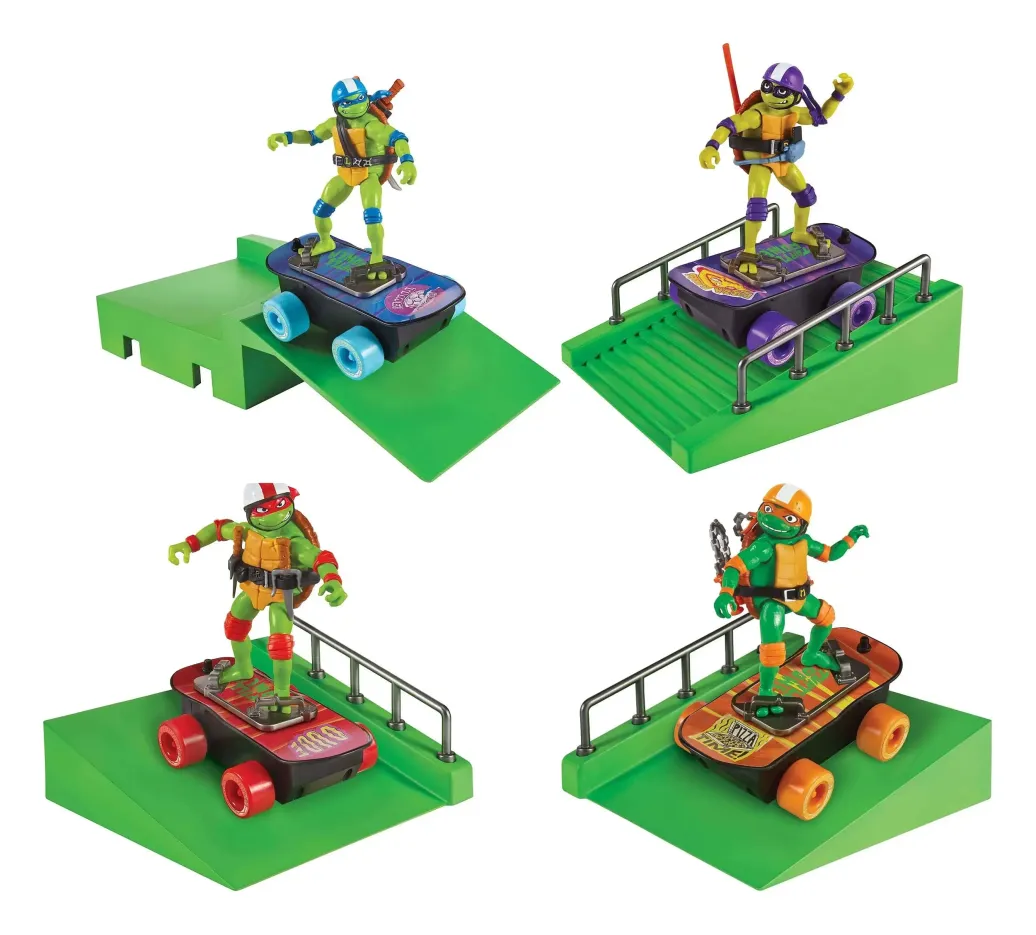 Teenage Mutant Ninja Turtles: Mutant Mayhem Build N' Shred Skatepark Sortiment (8)