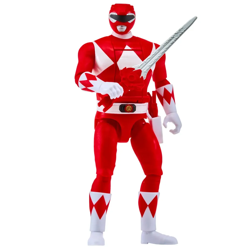 Power Rangers Actionfigur Auto-Morphin Red Ranger 12 cm