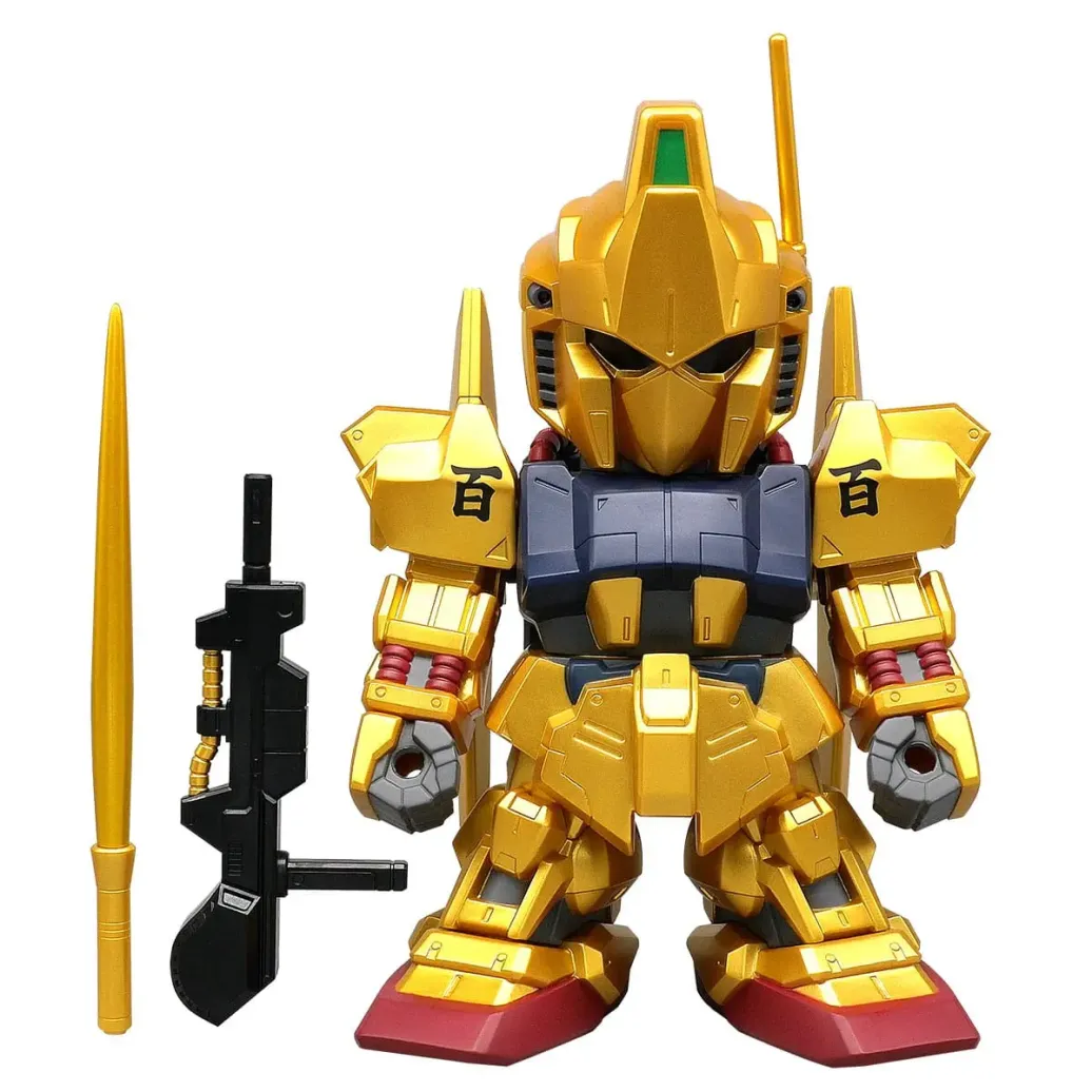 Mobile Suit Gundam Jumbo Sofbi Vinyl-Figur Hyakushiki Gold Ver. 30 cm 
