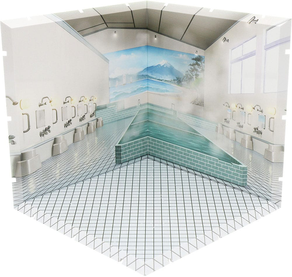 Dioramansion 150 Zubehör-Set für Nendoroid und Figma Actionfiguren Public Bath