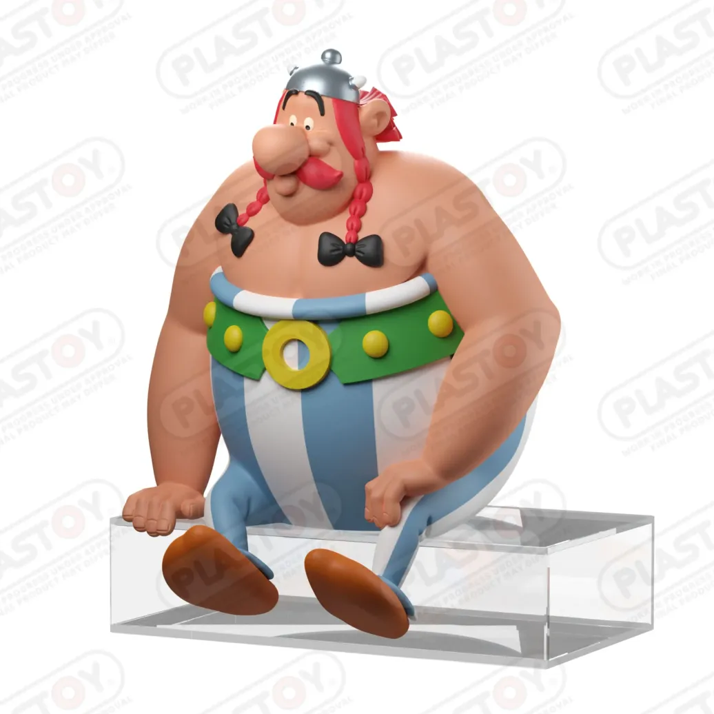 Asterix Figur Obelix Sitzend 13,5 cm 