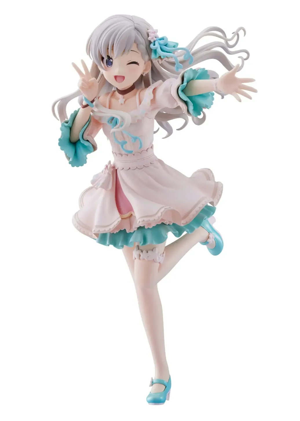 Idolmaster Cinderella Girls PVC Statue 1/7 Hayate HIsakawa [O-Ku-Ri-Mo-No Sunday ! ]+ 21 cm 