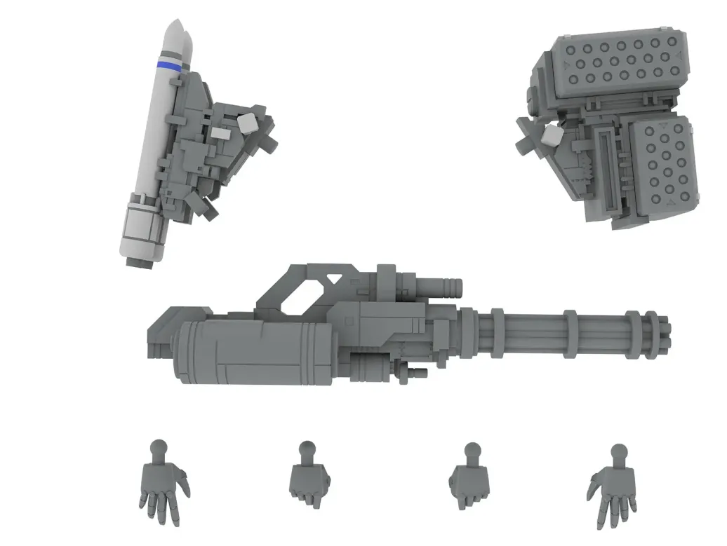 POWERDoLLS2 Zubehör-Set 1/48 5inM PLD Extension Set D