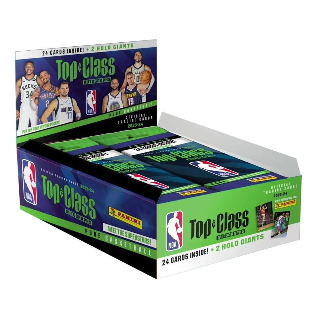 NBA Top Class 2023-24 Trading Cards Fat Packs Display (10)