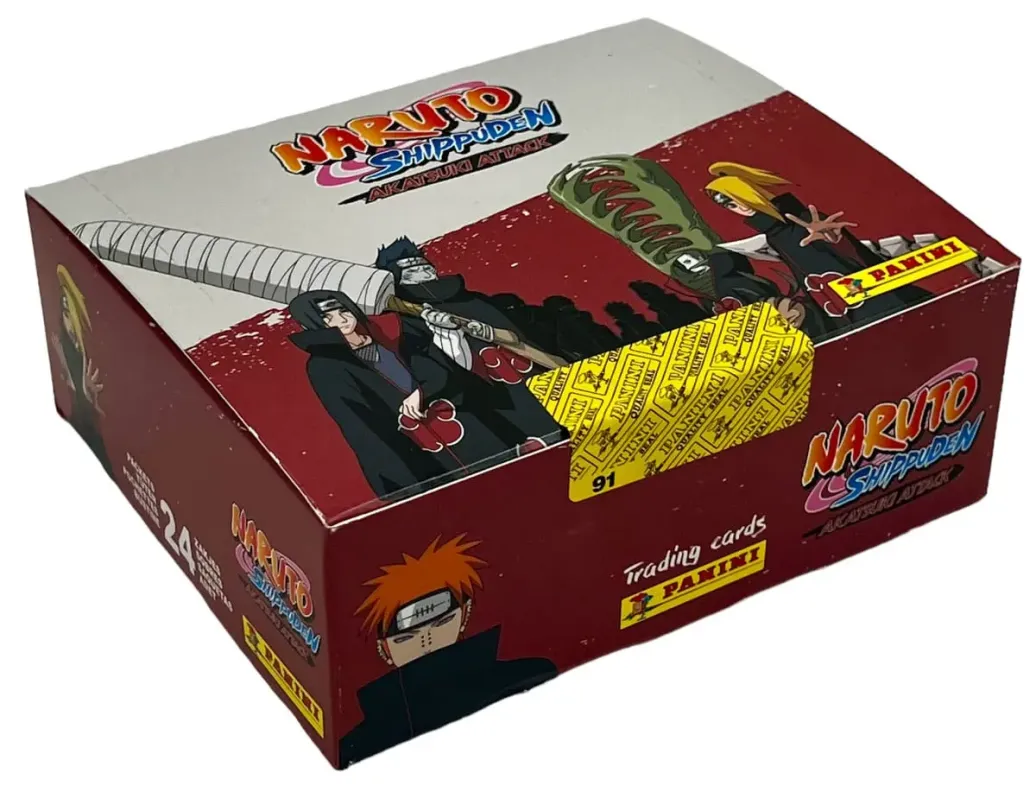 Naruto Shippuden Akatsuki Attack Trading Cards Flow Packs Display (24)