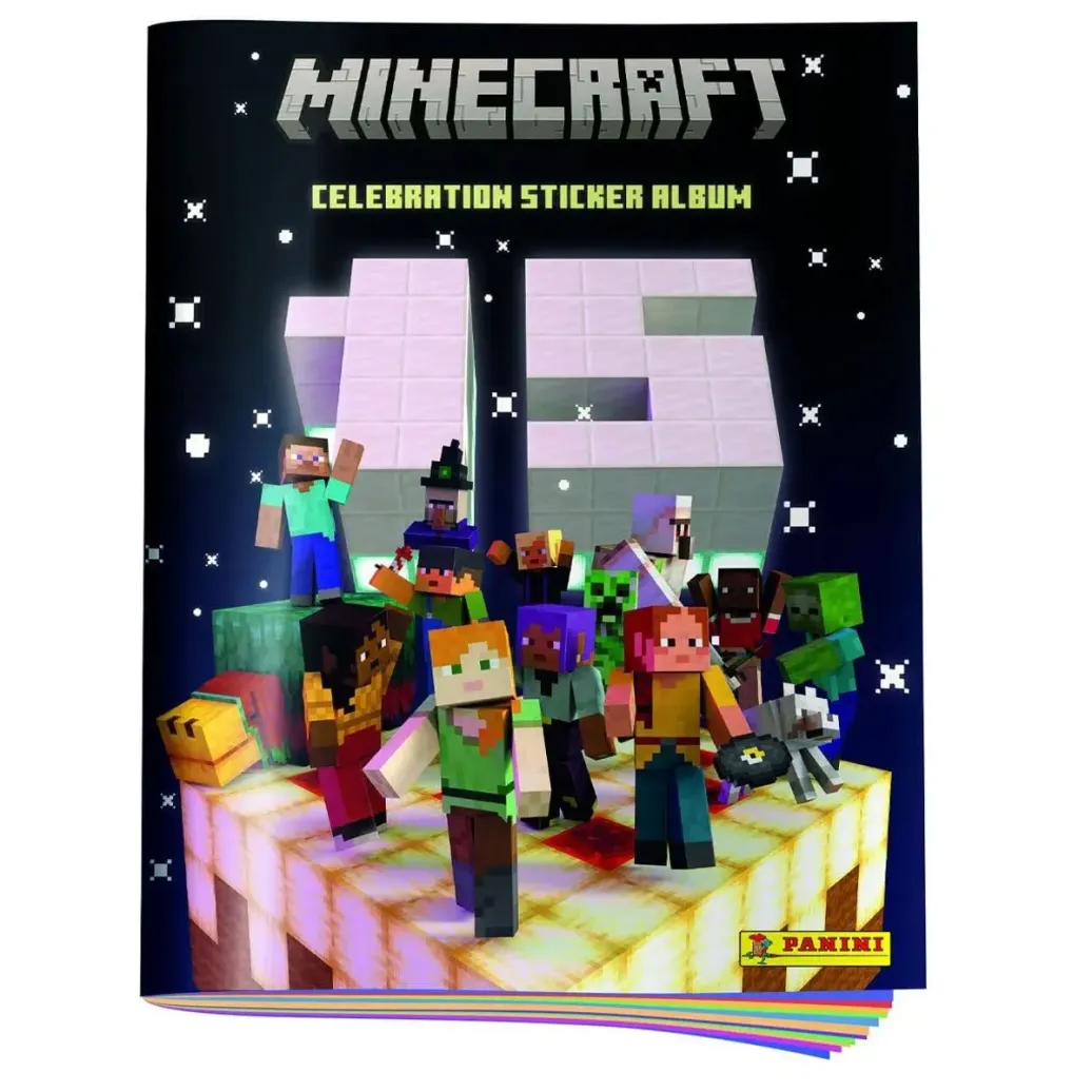 Minecraft Sticker Collection Album 15th Anniversary Celebration *Deutsche Version*