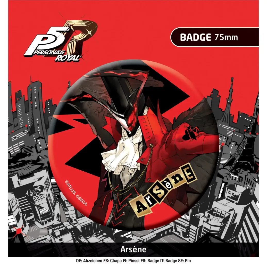 Persona 5 Royal Ansteck-Button Arséne