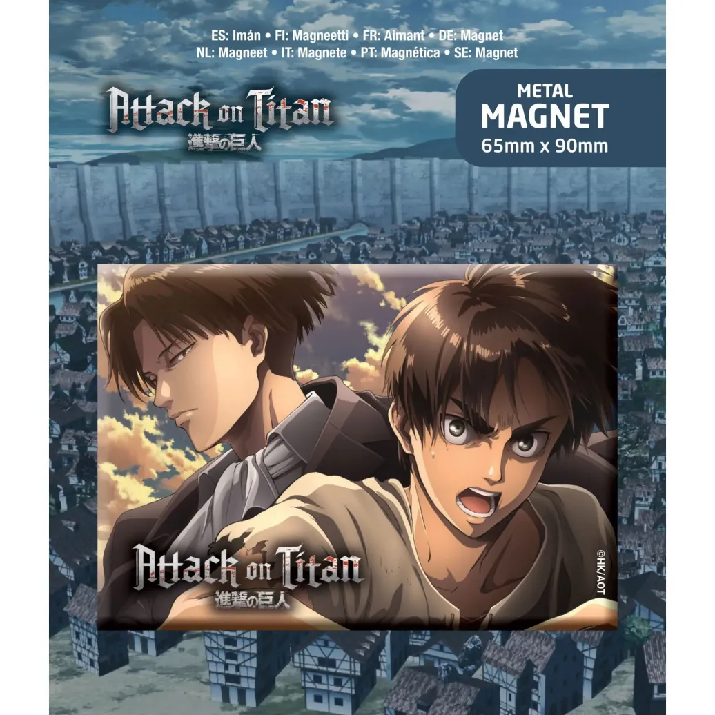 Attack on Titan Magnet Eren & Levi  