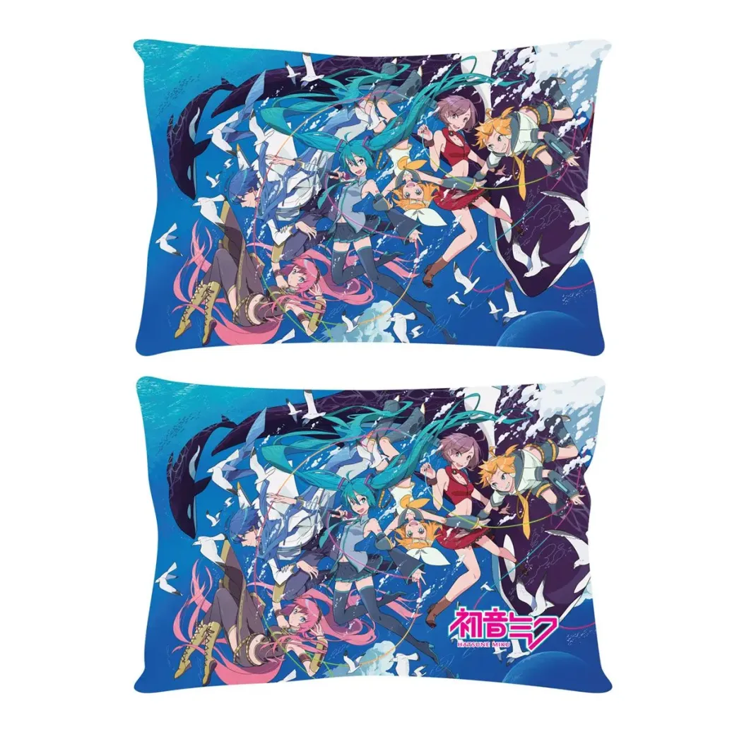 Hatsune Miku Kissen Miku & Friends (Ocean) 50 x 35 cm