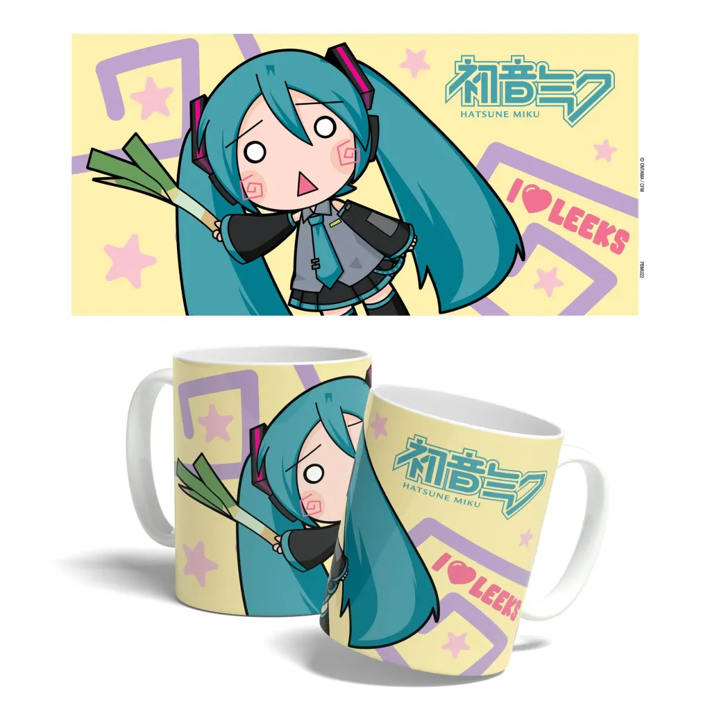 Hatsune Miku Tasse Miku Chibi Leek Girl 325 ml 