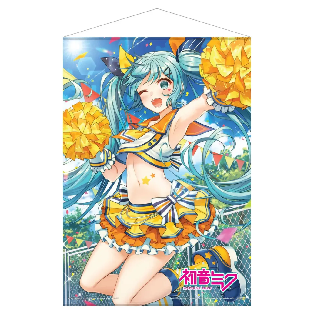 Hatsune Miku Wandrolle Cheerleader (Summer) 50 x 70 cm