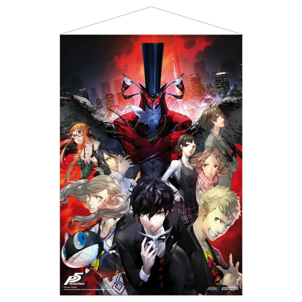 Persona 5 Wandrolle Cover Artwork 50 x 70 cm