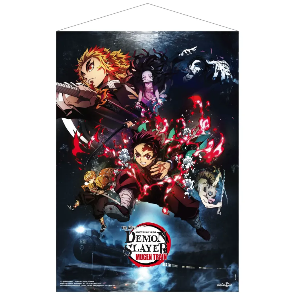Demon Slayer: Kimetsu no Yaiba Wandrolle Mugen Train Key Visual 50 x 70 cm