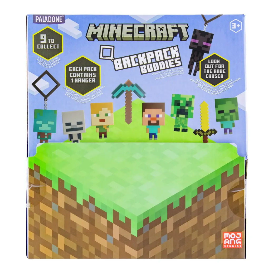 Minecraft Taschenanhänger Backpack Buddies Mystery Bags Series 4 Display (24)    